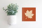 MINI Sign Insert Only: Leaf Icon (Fall) | Magnetic Sign INSERT ONLY