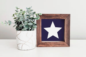 MINI Sign Insert Only: Star Icon (Summer/Fourth of July) | Magnetic Sign INSERT ONLY