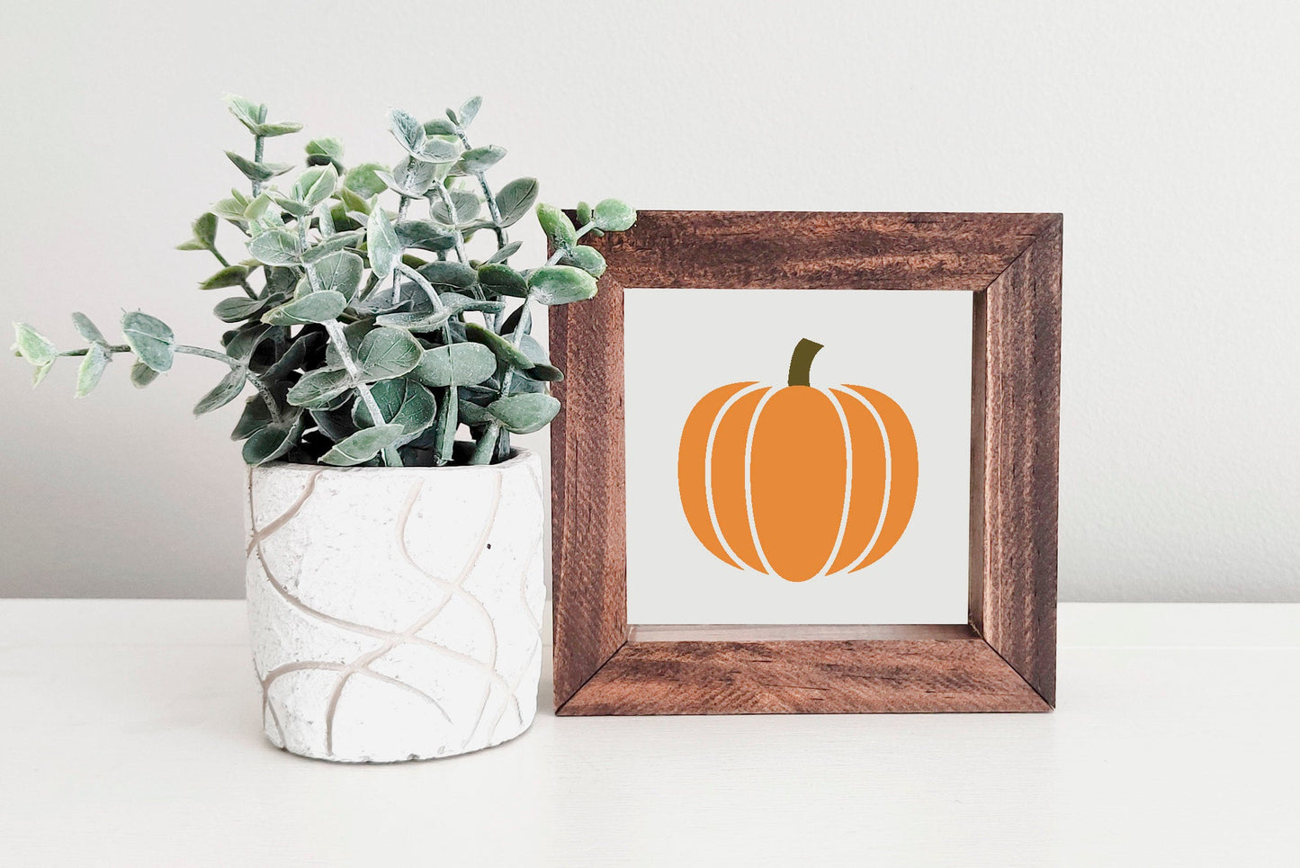 MINI Sign Insert Only: Pumpkin Icon (Fall/Halloween/Thanksgiving) | Magnetic Sign INSERT ONLY