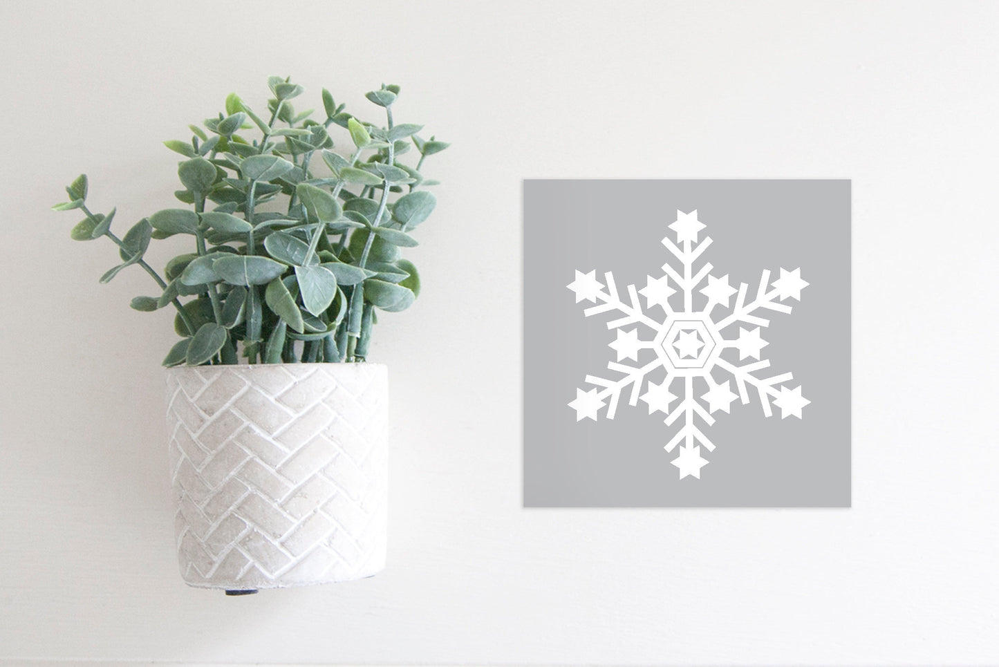 MINI Sign Insert Only: Snowflake Icon (Winter/Christmas) | Magnetic Sign INSERT ONLY