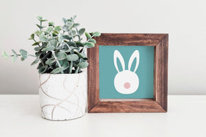 MINI Sign Insert Only: Bunny Icon (Easter/Spring) | Magnetic Sign INSERT ONLY