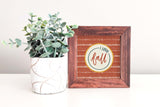 MINI Sign Insert Only: Boho I Love Fall (Thanksgiving/Fall) | Magnetic Sign INSERT ONLY