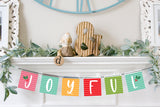 SLIGHTLY FLAWED Magnetic Banner Inserts | Joyful (Christmas/Winter) | Magnetic Banner INSERTS ONLY