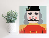 Medium Size Sign Insert: Nutcracker Portrait (Christmas) | Magnetic Sign INSERT ONLY