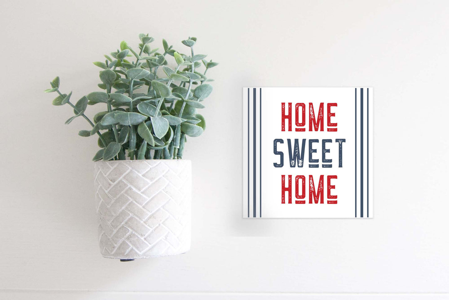 MINI Sign Insert Only: Patriotic Home Sweet Home (Summer/Fourth of July) | Magnetic Sign INSERT ONLY