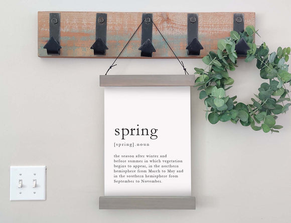 Magnetic Wall Hanging Insert: Spring Definition | INSERT ONLY