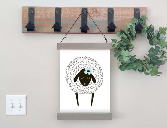 Magnetic Wall Hanging Insert: Spring Lamb (Spring/Easter) | INSERT ONLY