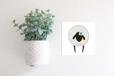 MINI Sign Insert Only: Spring Lamb (Spring/Easter) | Magnetic Sign INSERT ONLY