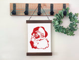 SLIGHTLY FLAWED Magnetic Wall Hanging Insert: Santa Portrait (Christmas) | INSERT ONLY